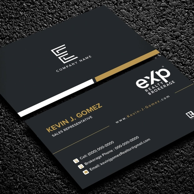 professional real estate business cards