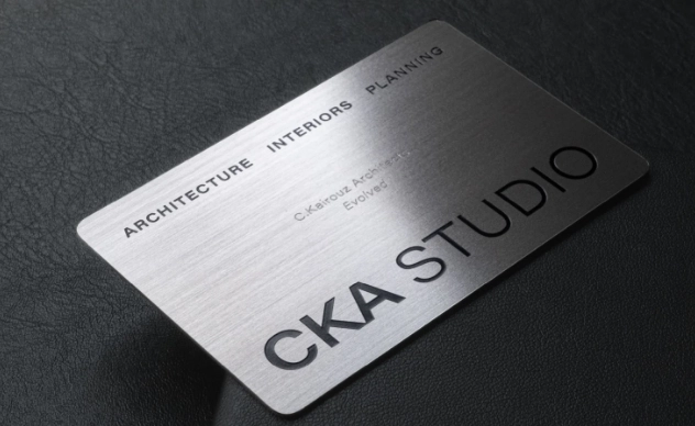 stainless steel business cards sample 4