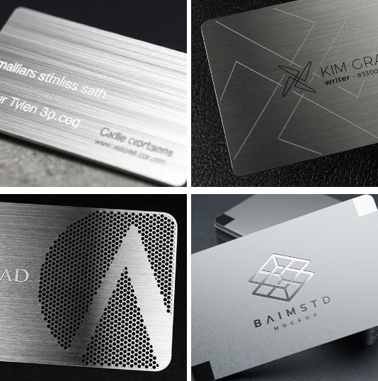 stainless steel visiting cards